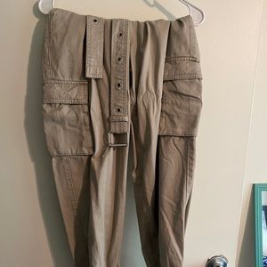 Casual tan cargo pants